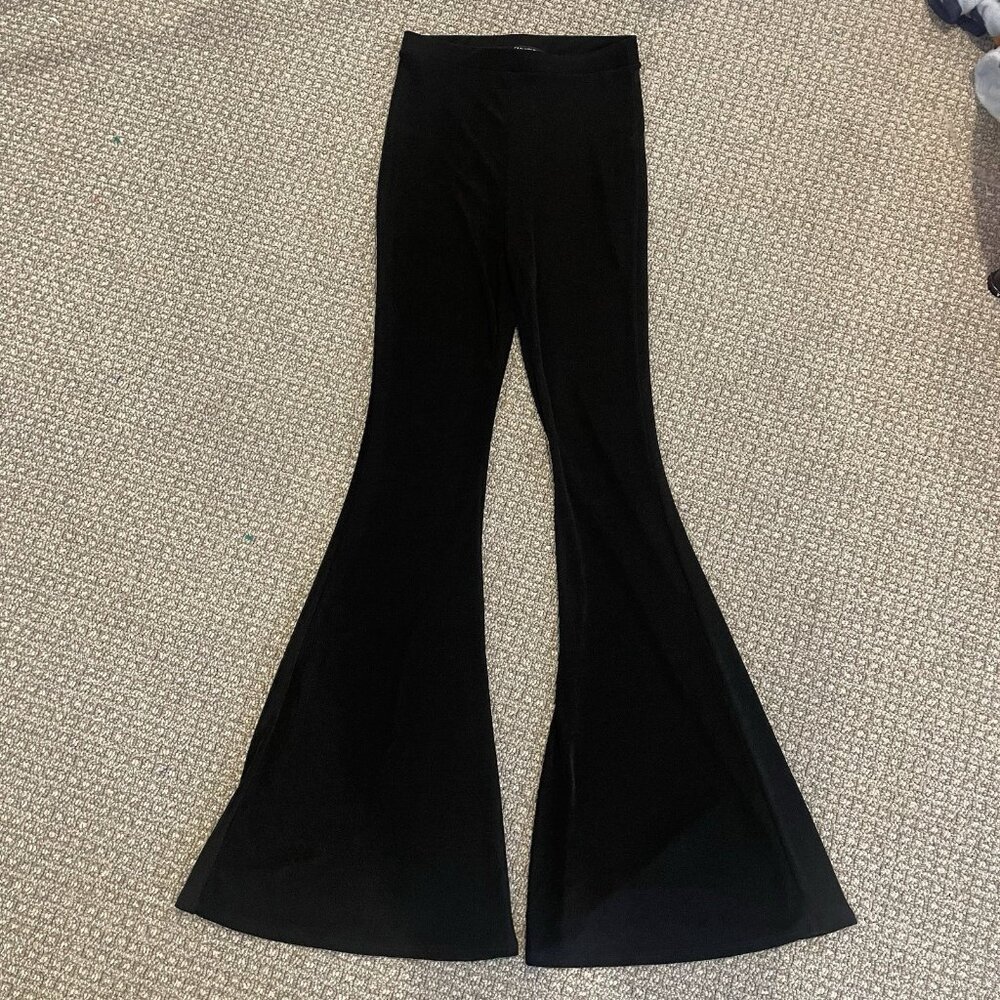 Fashion Nova Cover Up Pants Womens Sz Medium Bathing Suit Vacation Seethrouh